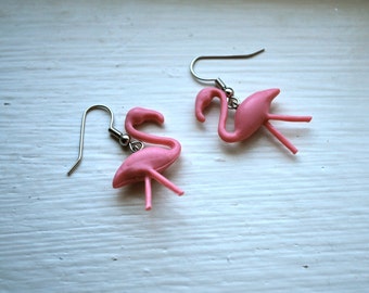 Pink Flamingo Earrings