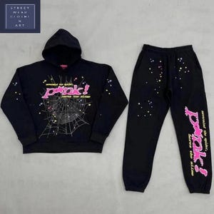 Sp5der hoodie black - Etsy 日本
