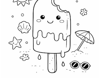 Food Coloring Pages for Kids | 20 Page A4 (PDF Download)