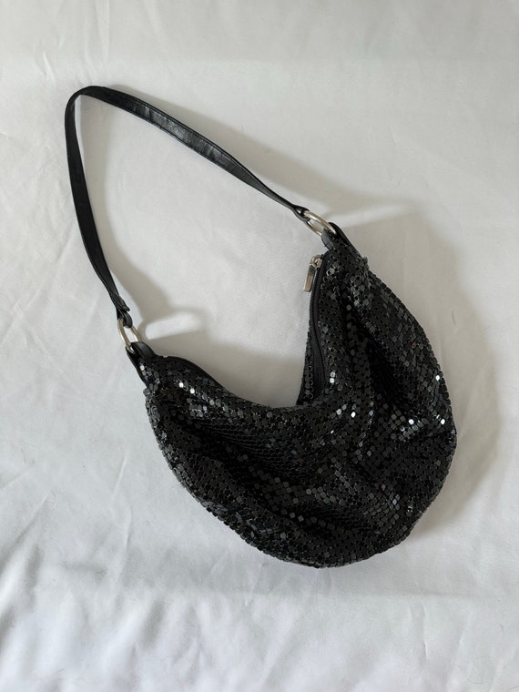 90s gimmick shoulder bag ブラック 黒 ショルダーy2k Y2K Gothic Shoulder Bag – Harajuku Black Chain Tote Bag