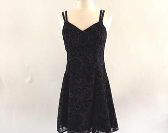 Vintage 90s Blondie and Me Evening by Linda Bernell Purple Metallic Halter  Mini Dress - Etsy