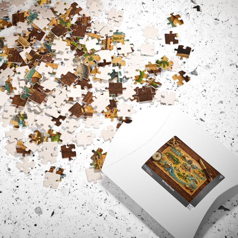 Treasure Map Puzzle | Pirate Island Jigsaw image 2