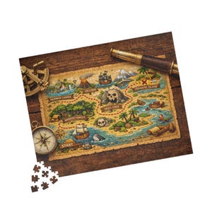 Treasure Map Puzzle | Pirate Island Jigsaw image 5