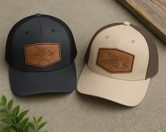 Fist Bump Dad Hat, Kids Name Dad Hat, Fathers Day Hat, Custom Trucker Hat For Dads, Gifts For Dad, Grandpa, Fist Bump Grandpa Hat