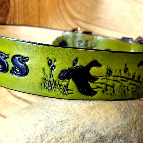 Hunting Dog Collars Etsy