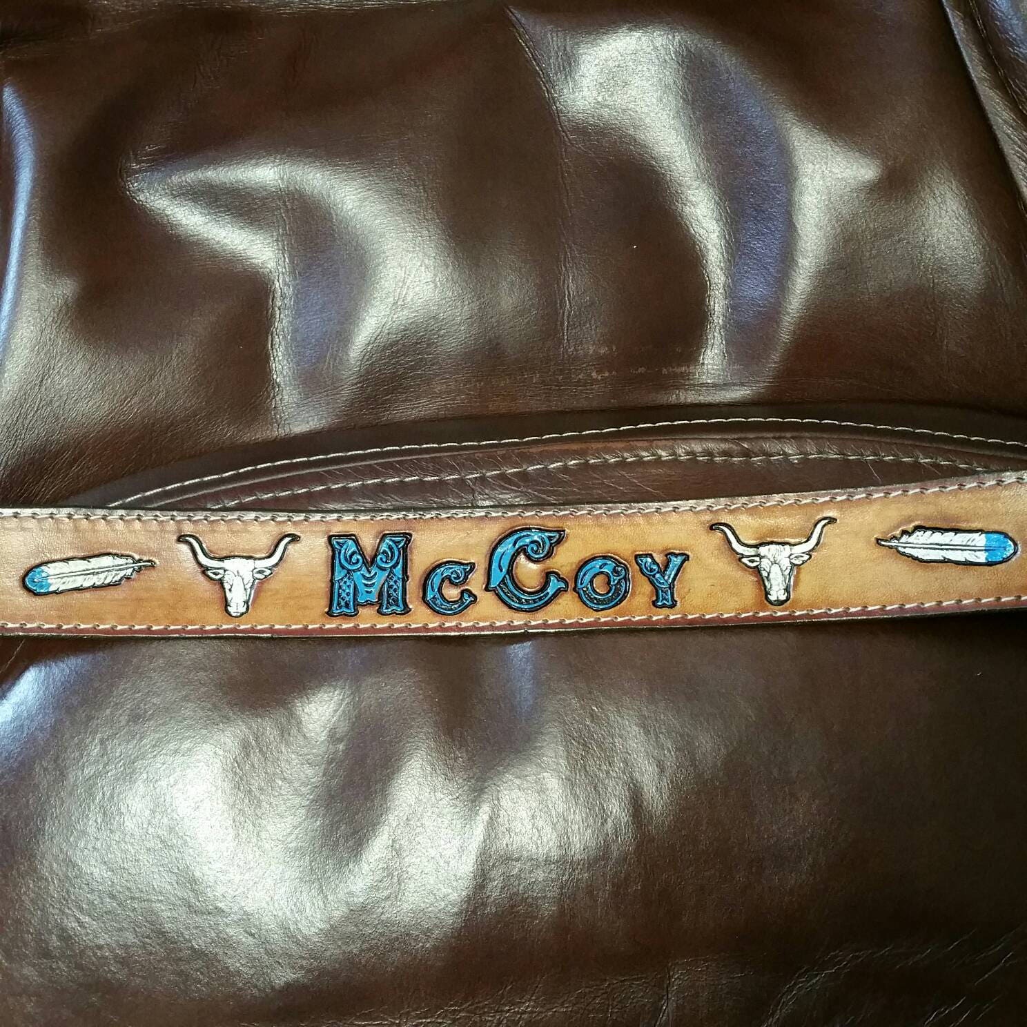 Personalized Children's Western Belt, Handmade, Infant to Size 12 with