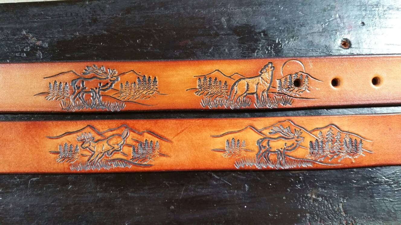 Christmas gift Personalized Children's Leather Belt, Handmade, from Infant to Size 12 with