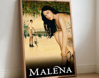 Malena Movie Poster, Retro Film Canvas Wall Art (Home Decor)