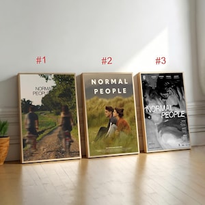 Póster de la película Normal People, lienzo decorativo para pared, decoración del hogar, lámina de película retro.