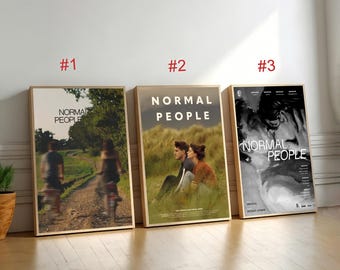 Normal People Movie Poster,Canvas Wall Art, Home Decor, Retro Film Print