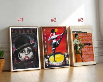 Cabaret Vintage Movie Poster,Canvas Wall Art, Home Decor, Retro Film Print