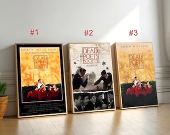 Dead Poets Society Movie Poster,Canvas Wall Art, Home Decor, Retro Film Print
