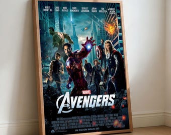 Avengers Infinity War Movie Poster, Retro Film Canvas Wall Art (Home Decor)