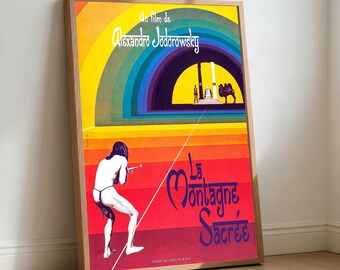 Holy Mountain Movie Poster, Retro Film Canvas Wall Art (Home Decor)