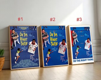 Do The Right Thing Movie Poster,Canvas Wall Art, Home Decor, Retro Film Print