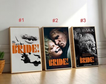The Bride! Movie Poster,Canvas Wall Art, Home Decor, Retro Film Print