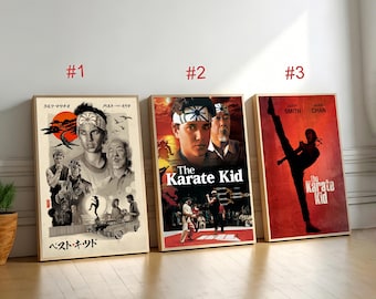 The Karate KidMovie Poster,Canvas Wall Art, Home Decor, Retro Film Print