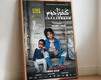 Capernaum Movie Poster, Retro Film Canvas Wall Art (Home Decor)