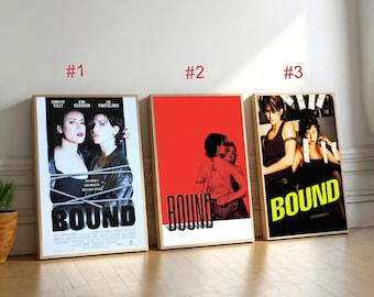 Bound Movie Poster,Canvas Wall Art, Home Decor, Retro Film Print