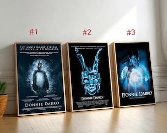 Donnie Darko Movie Poster,Canvas Wall Art, Home Decor, Retro Film Print