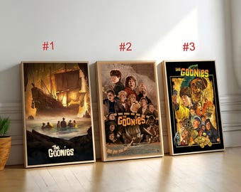 Filmposter The Goonies, canvas muurkunst, woondecoratie, retro filmafdruk