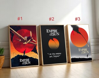 Empire of the Sun Movie Poster,Canvas Wall Art, Home Decor, Retro Film Print