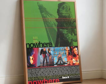 Nowhere Movie Poster, Retro Film Canvas Wall Art (Home Decor)