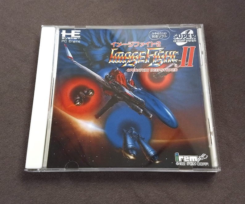 Image Fight II 2 PC Engine CD Reproduction TurboDuo TurboGrafx Shooter Shoot Em Up