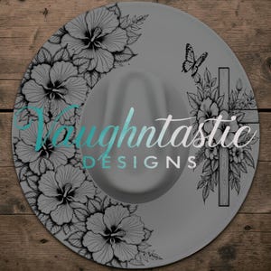 Heavenly Hibiscus Hat Burn Template Bundle