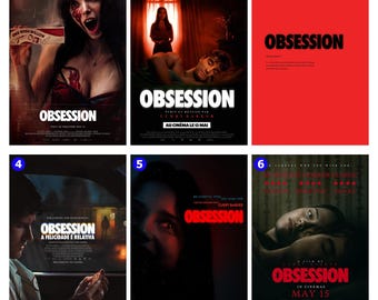 Obsession 2026 Movie Poster,Vintage Aesthetic,Living Room Wall Art,Man Cave Art,Movie Lover Gift