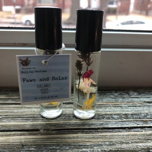 Paws and Relax Essential Oil Cat Inspired Roll-on Perfume image 6