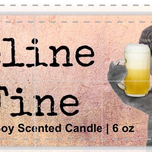 Feline Fine All Natural Soy Wax Scented Candle with Wood Wick image 2