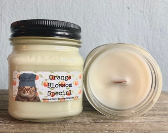 Orange Blossom Special Natural Soy Scented Candle.