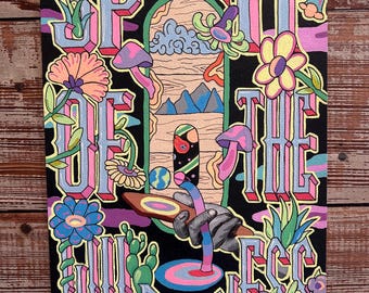 Espíritu de la naturaleza salvaje - Pintura original