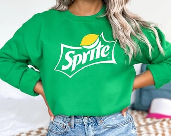 Sprite Logo Sweatshirt: Soda Lover Gift,  Sprite Sweatshirt