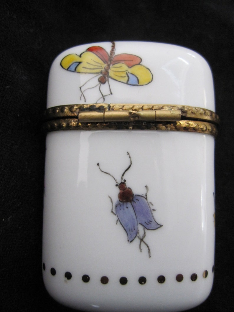 Limoges Porcelain Collectors Box hand painted Etsy