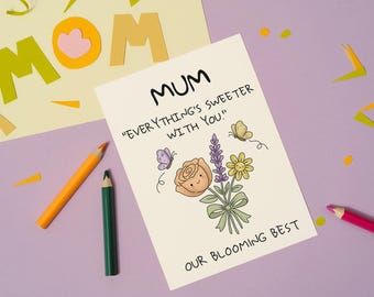 Tarjetas imprimibles para el Día de la Madre, Tarjeta para mamá