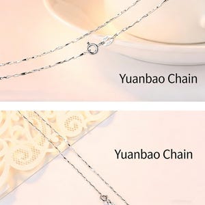 Halsband med hänge i tyst ängelfe, skyddsängel i målad legering, 8 kedjestilar, meningsfull present till henne och honom Yuanbao Chain