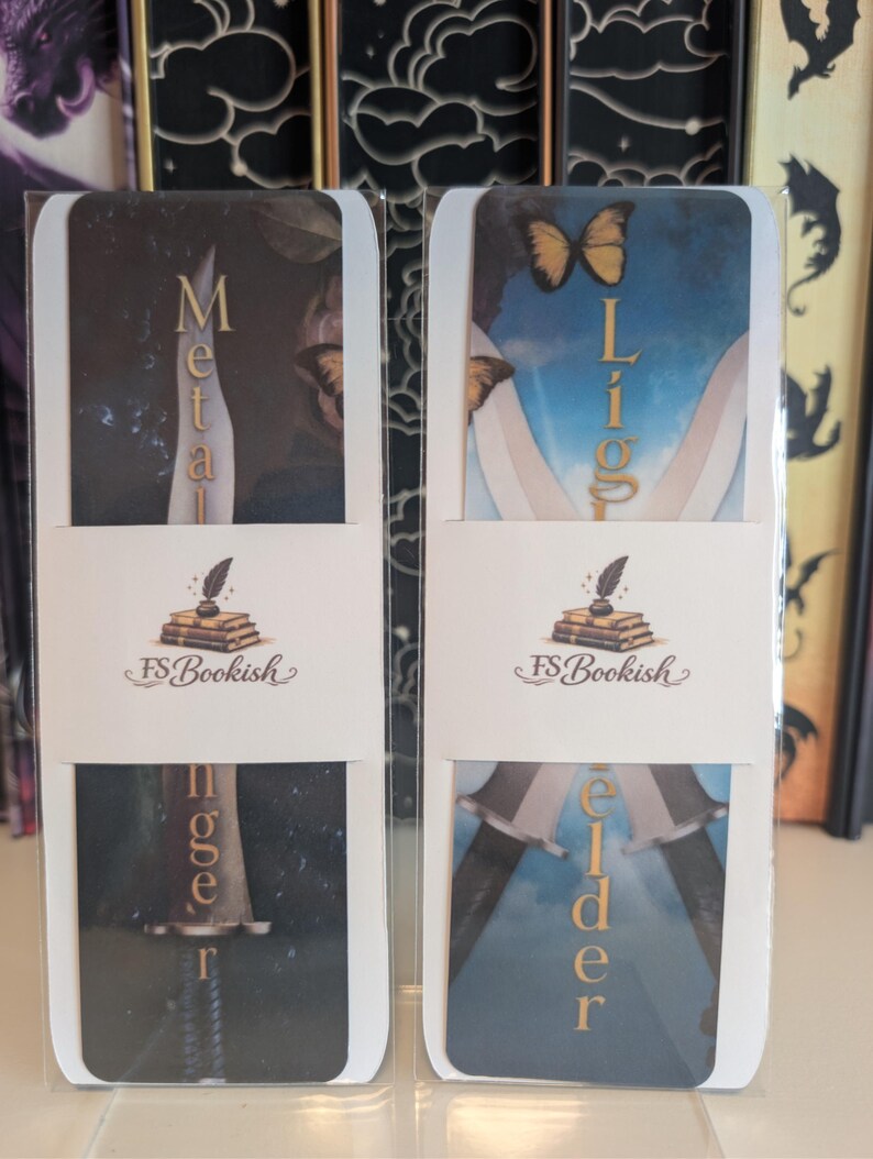 Fire & Metal Inspired Bookmarks - Etsy