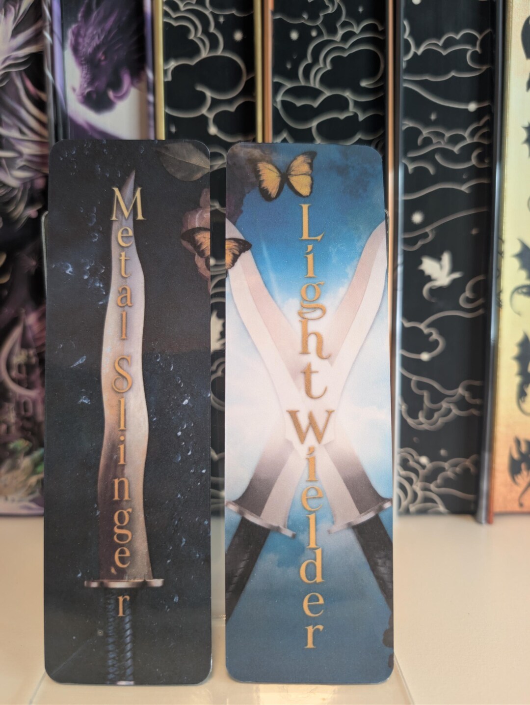 Fire & Metal Inspired Bookmarks - Etsy