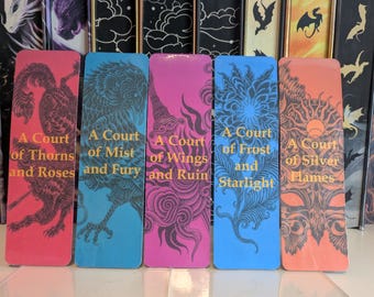ACOTAR inspired bookmarks