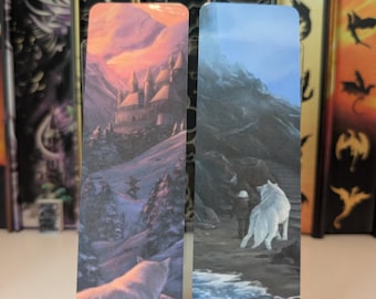 Dire Bound & Fury Bound-inspirerade bokmärken