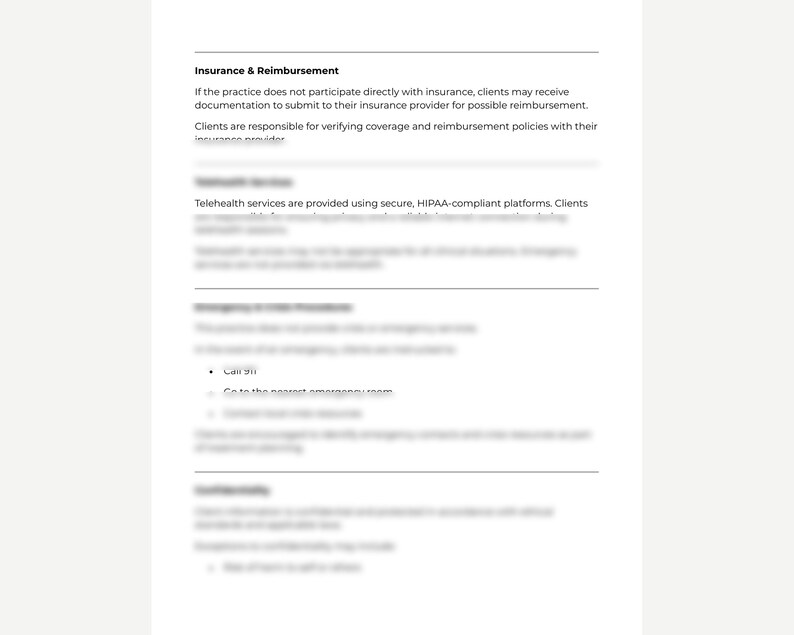 Manual de políticas y procedimientos de práctica privada para terapeutas imagen 5
