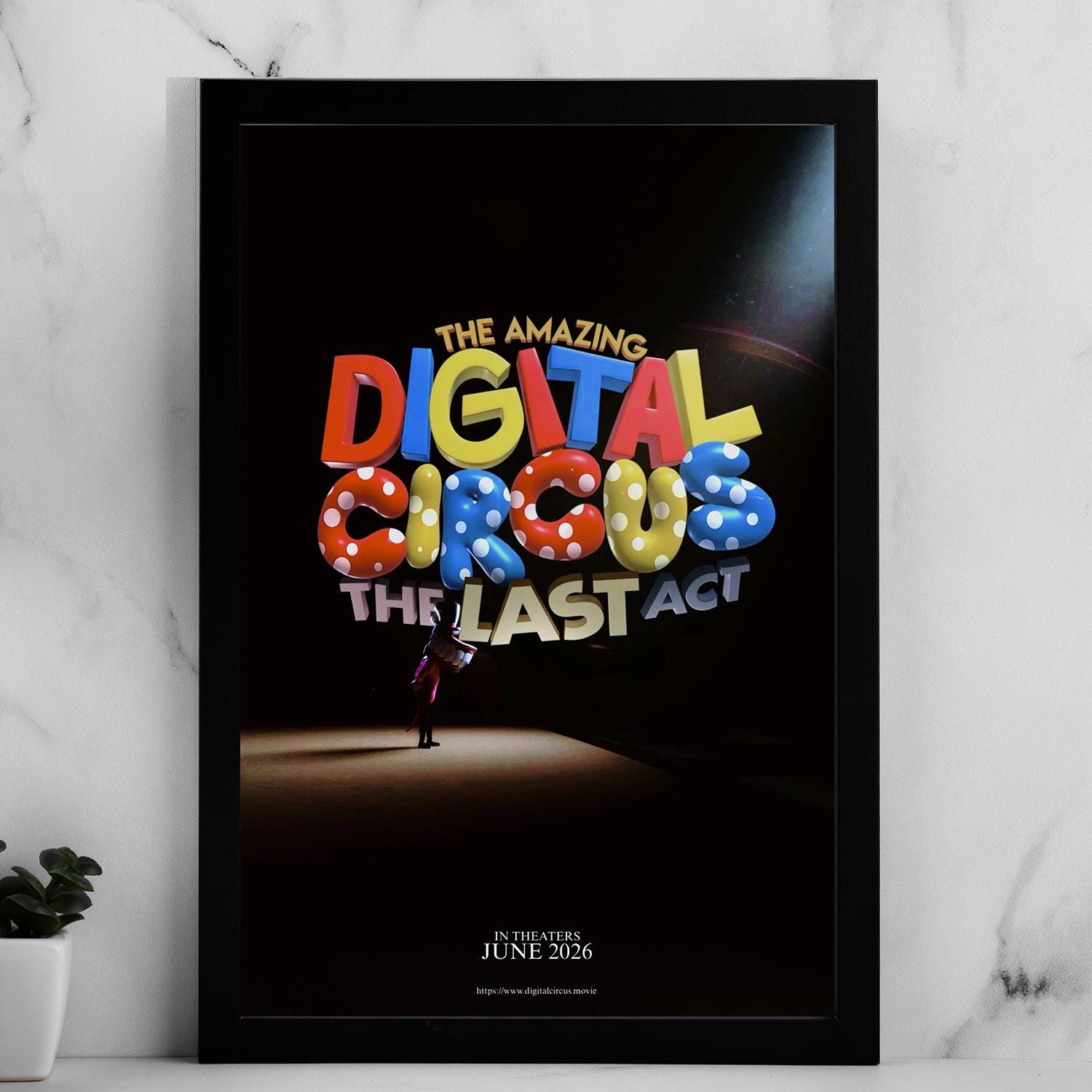 The Amazing Digital Circus the Last Act Movie Poster, Wall Art