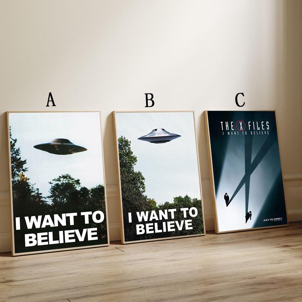 I Want to Believe Poster - Etsy