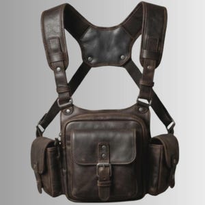 Full Body Leather Harnesses for Men - Etsy display picture 3