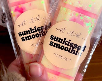 Sunkissed Smoothie Wax Melts | Strawberry Banana Wax Melts