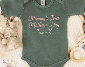 Personalised Mother's Day Baby Bodysuit: Gift for Mum