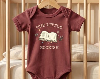 The Little Bookish Baby Bodysuit: Baby Shower Gift, Newborn Outfit