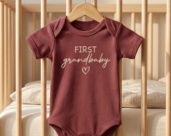 First Grandbaby Baby Bodysuit: Pregnancy Announcement Outfit